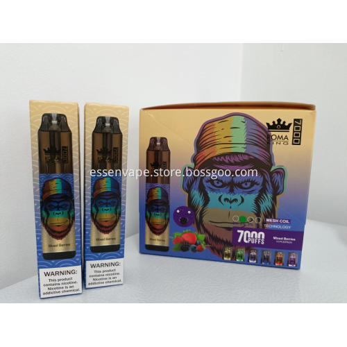 Blueerrybubbblegum RandM Tornado 7000 Vape Flavors